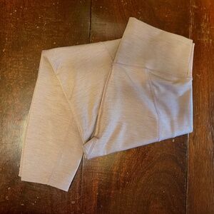 Sweaty Betty Super Sculpt 7/8 Tights - M - dusty pink marl